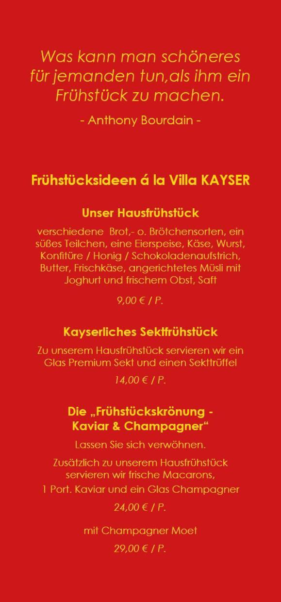 Villa Kayser 伏里堡 外观 照片
